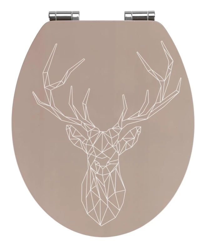 Wenko Stag 23775100 Toilet Seat Brown