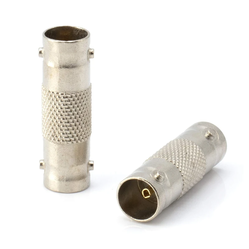 THE CIMPLE CO - BNC Connectors - Female to Female Coupler (Barrel Connector) Adapter for Security Camera CCTV, SDI, HD-SDI - 100 Pack