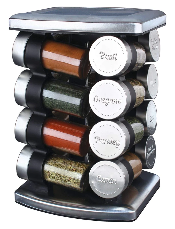 Olde Thompson 25-753 16 Jar Traditional Rack 25cm