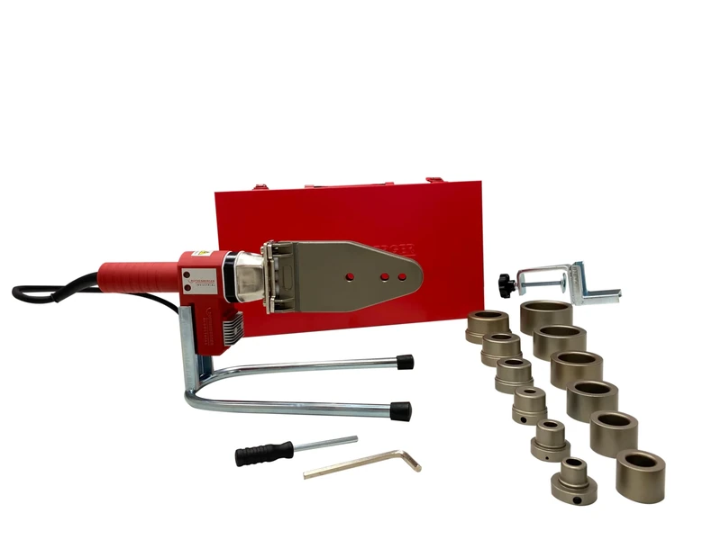 Rothenberger Industrial Weld Machine 800 12-Piece Sleeve Welding Device 870 W 36052 Red/Silver
