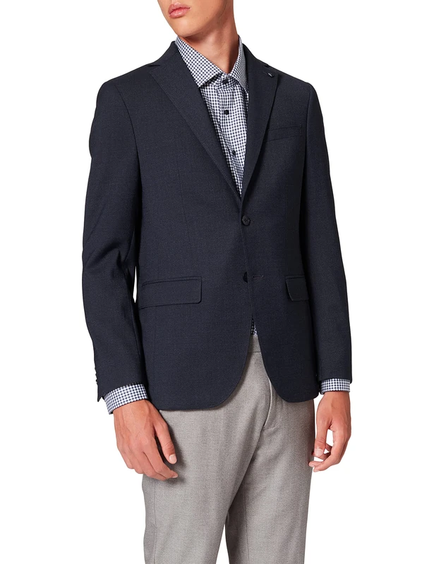 Daniel Hechter Men's Jacket Modernc Dh2 O Suit, Blue (Marine 680), 28 (Size: 54)