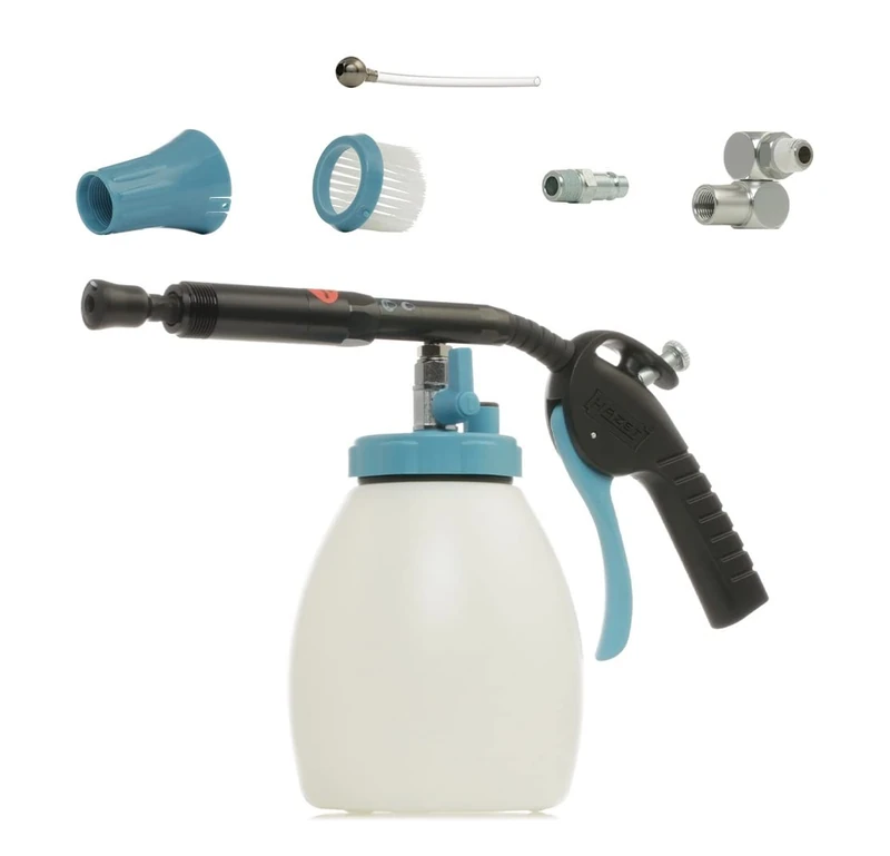 Hazet Rotary Cleaning Gun (Operating Pressure: 4 to 6.3 bar, air Requirement 254 L/min, Length: 354 mm) 9043N-1