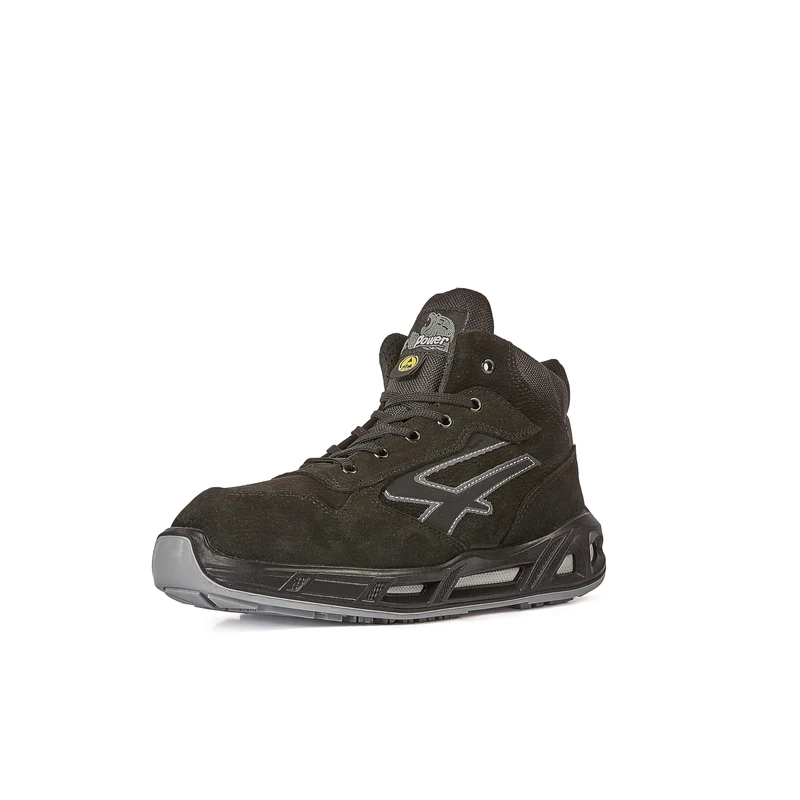 RedCarpet Safety Boots Black/Grey S3 Lift Carpet U.Power, Black, 12.5 UK