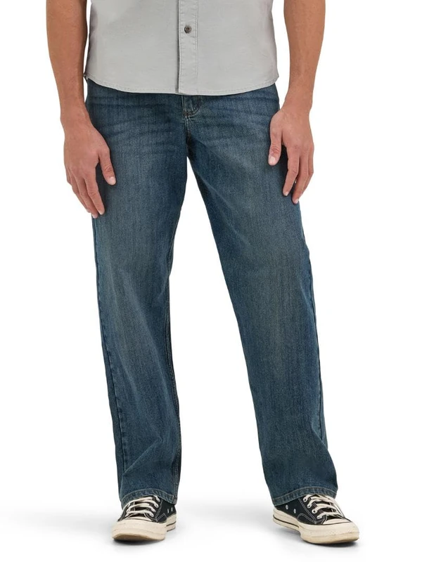 Wrangler Genuine Men's Relaxed Fit Jeans - Blue - 36W x 30L