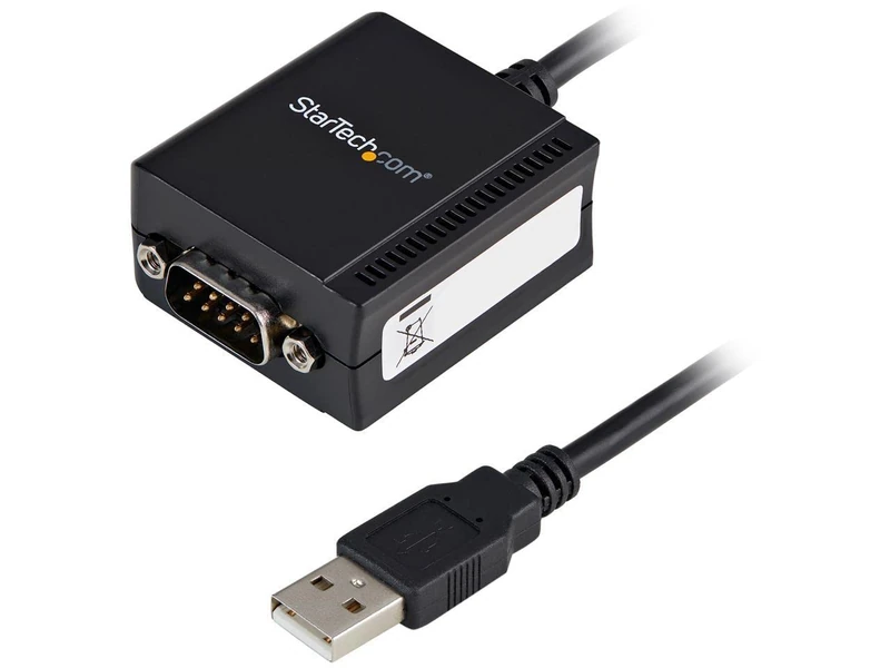 STARTECH.COM ICUSB2321F - 1 Port FTDI USB to Serial RS232 Adapter Cable with COM Retention 1 Port USB to Serial Cable