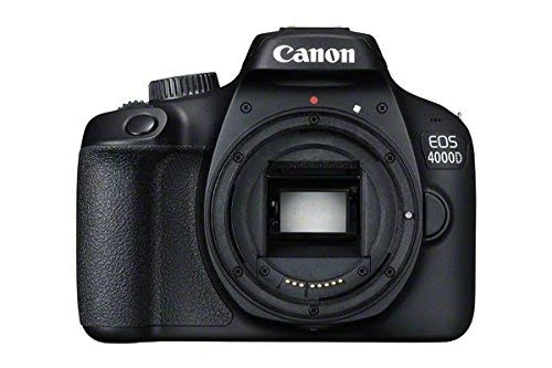 Canon EOS 4000D DSLR Camera Body - Black (Certified Refurbished)