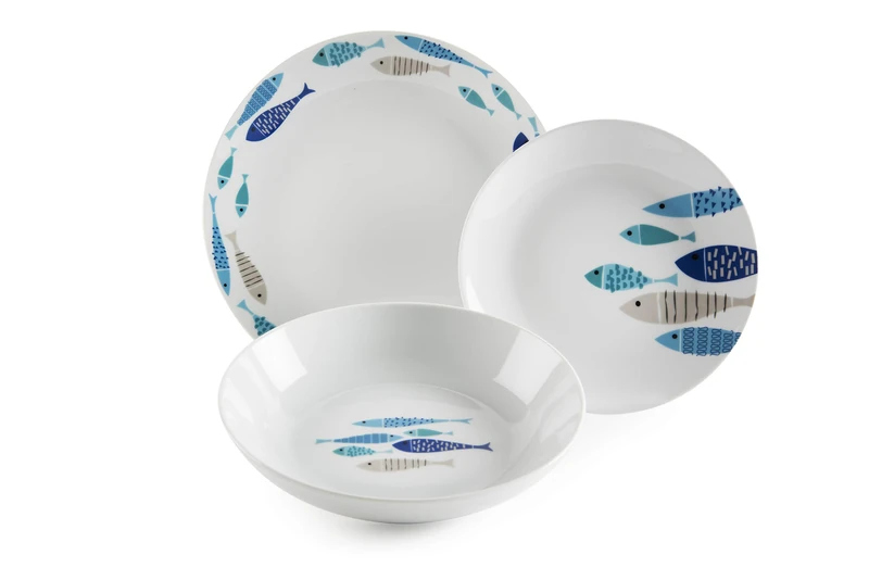 Tognana Excelsa Ocean North Sea 18-Piece Dinner Set, Porcelain