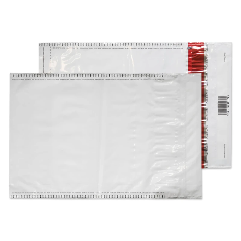 Blake Purely Packaging C4 320 x 240 mm Polypost Security Polythene Mailing Bags (SE920/100) White - Pack of 100