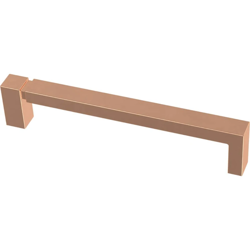 Franklin Brass Asymmetric Notched Cabinet Pull, Copper, 5-1/6 in (128 mm) Drawer Handle, 10 Pack, P40824K-BCP-C