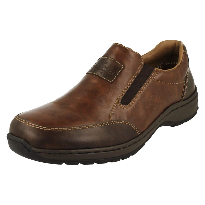 Rieker Herbst/Winter, Men’s Loafers, Brown (Toffee/Wood 26), 9 UK (43 EU)