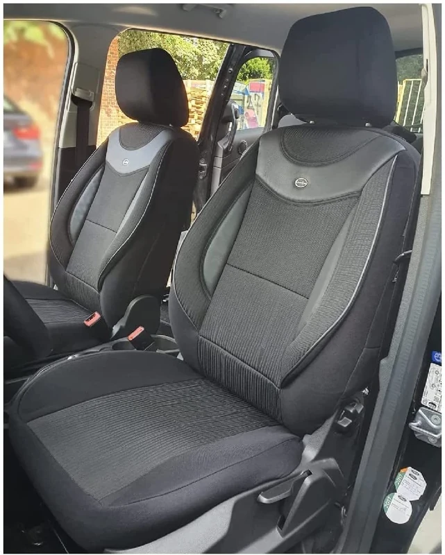 BREMER SITZBEZÜGE Seat Covers Compatible with Seat Arona Driver & Passenger from 2017 FB:03