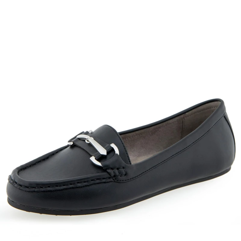 Aerosoles Women's Day Driving Style Loafer, Black, 7 UK