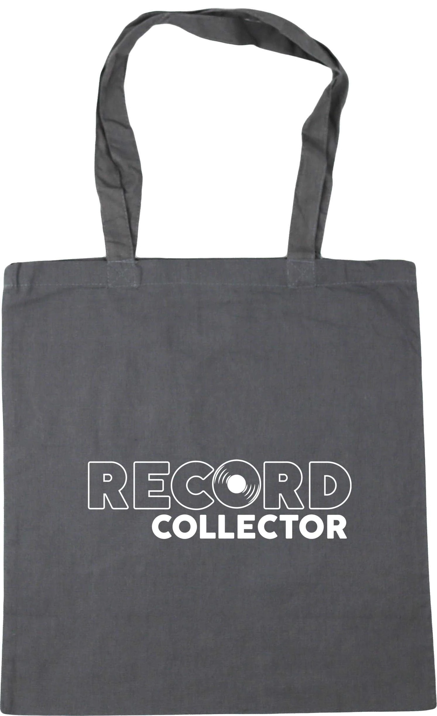 Hippowarehouse Record Collector - Vinyl Tote Shopping Gym Beach Bag 42cm x38cm, 10 litres