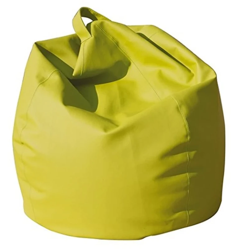 Esidra Talamo Italia - Elegant bean bag, yellow color, Measurements 80 x 120 x 80 cm