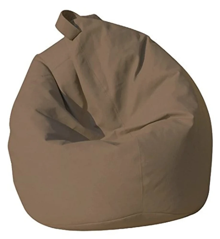 Esidra Talamo Italia - Elegant bean bag, beige color, Measurements 80 x 120 x 80 cm