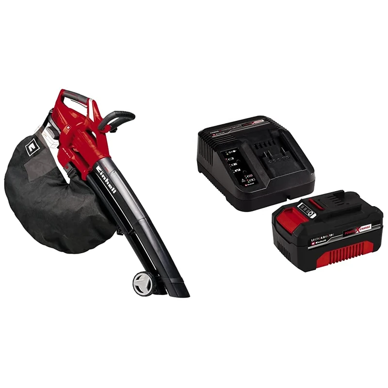 Einhell GE-CL 36 Li E-Solo Power X-Change Cordless Leaf Blower Vac - Supplied with 4.0Ah Battery and Charger