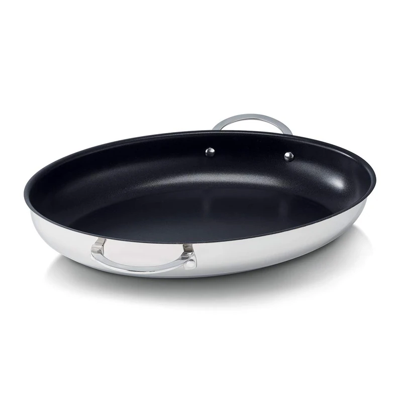 Beka Fish Pan 38 x 25 cm Rustproof Stainless Steel - Image 1