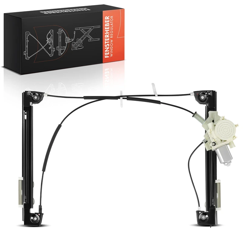 Frankberg Window Regulator with Motor 2/3 Door Front Right Compatible with R50 R52 R53 Coo per Works One Hatchback Convertible 2001-2005 51337039452