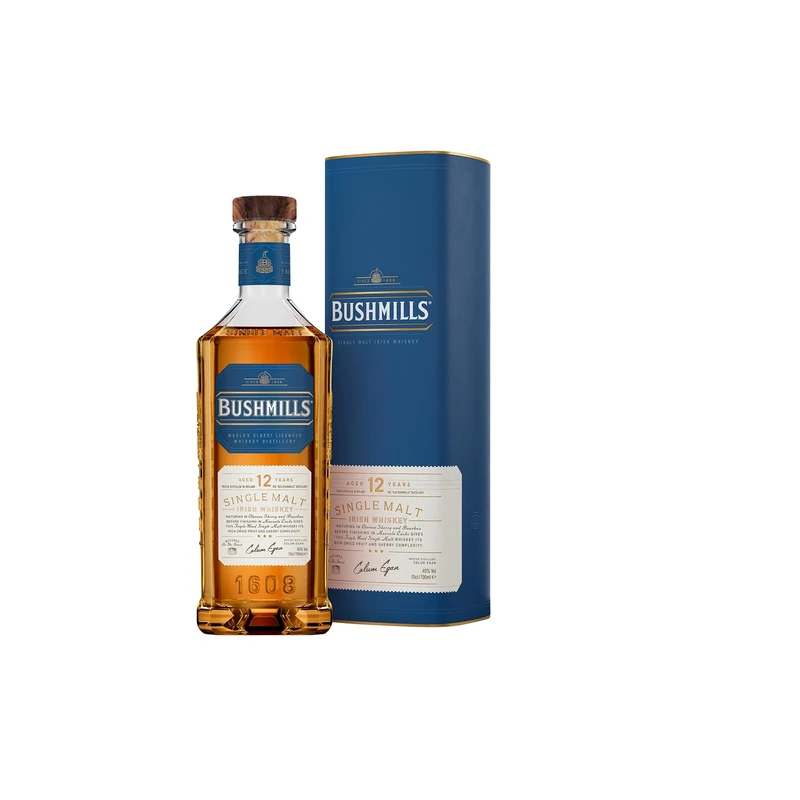 Bushmills 12 Year Old Single Malt Irish Whiskey 70cl
