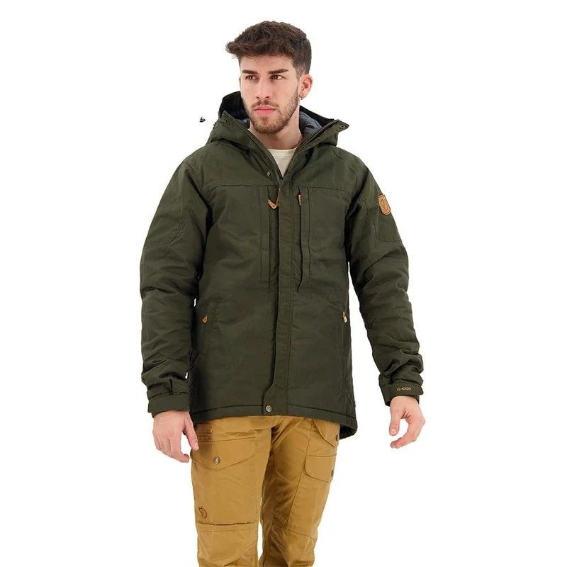 Fjällräven Mens Skogsö Padded M Jacket, Green, XL EU