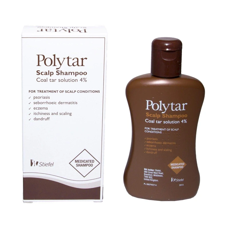 Polytar Stiefel Shampoo Concentrated Antiseptic Tar Medicated Scalp Cleanser 150ml
