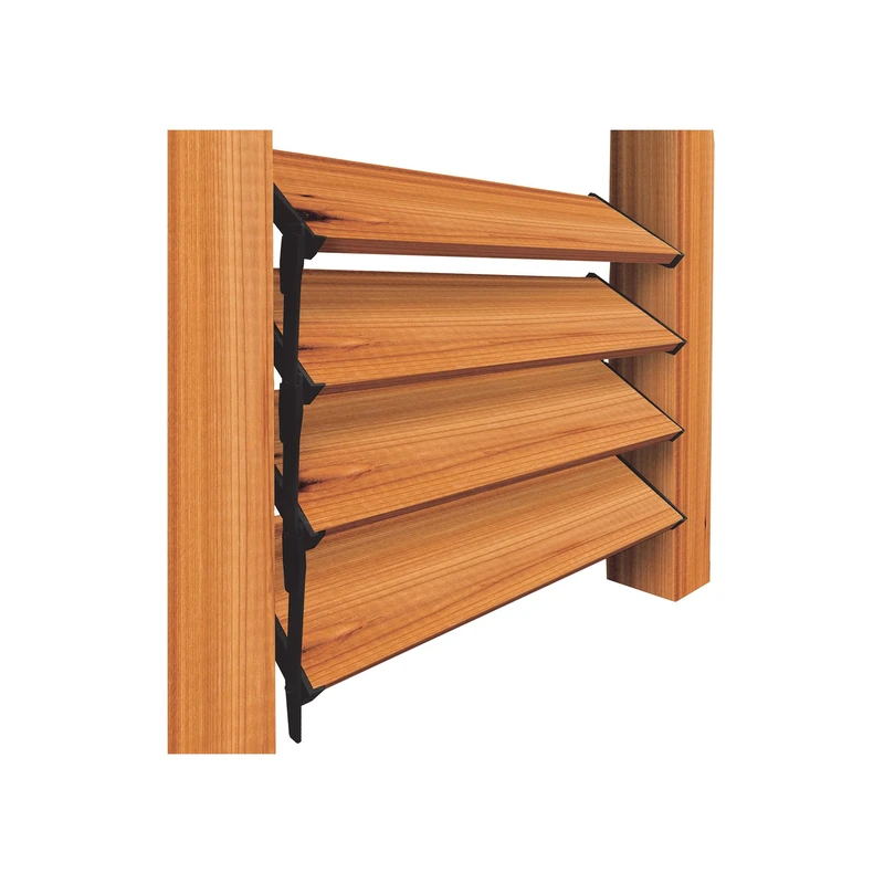 Nuvo Iron LSB48 Louver Blinds and Shutter System Hardware Kit - Image 1