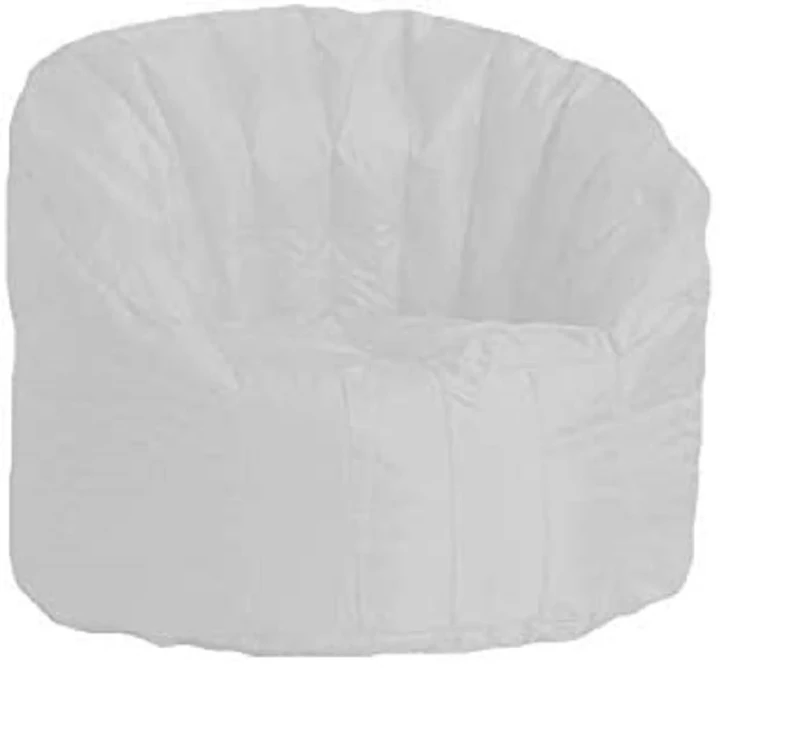 Esidra Talamo Italia - Round padded armchair, white color, Measurements 80 x 80 x 80 cm