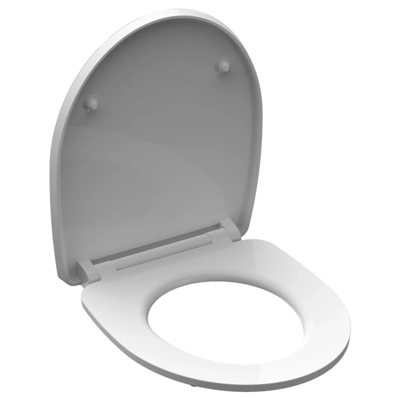 SCHÜTTE Elephant Toilet Seat with Soft-Close Mechanism and Quick Release Made of Duroplast Toilet Seat with 175 kg Load Capacity