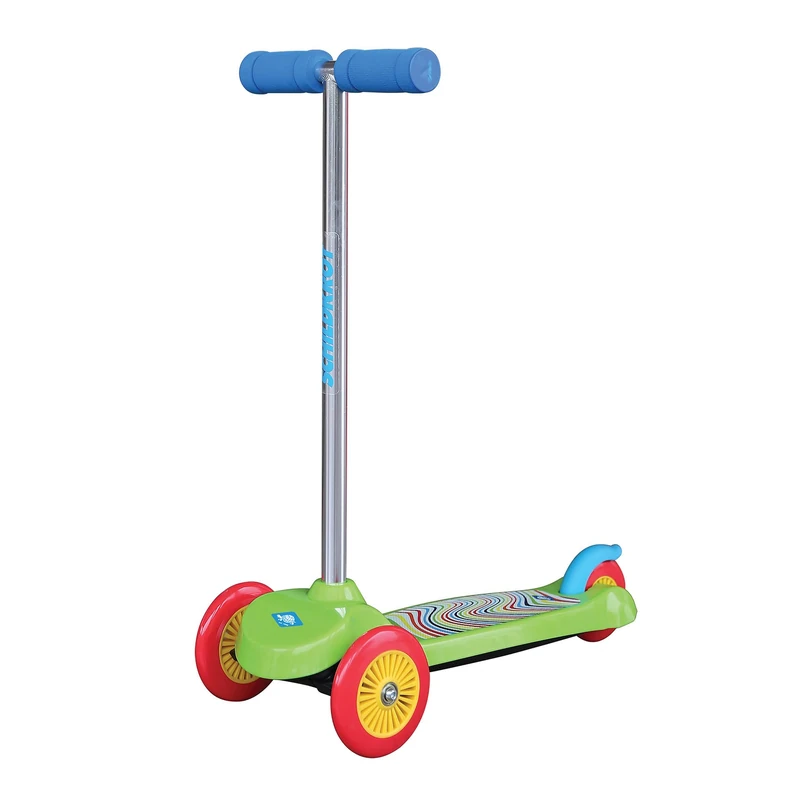Schildkröt Kids Scooter Little 1, Sturdy Plastic Cover, Detachable Handlebar, Children + 3 Years, Green, 510391