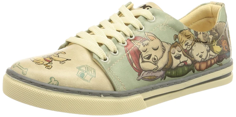 DOGO Women's Sneaker, Multicolor, 4 UK