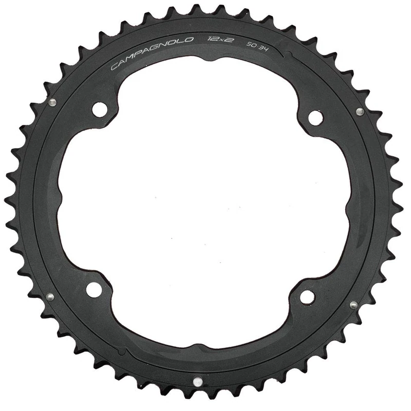 Campagnolo Super Record x12 Chainring, Black, 50T Outer