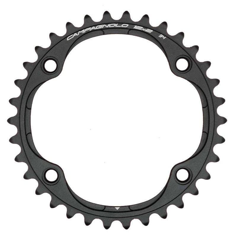 Campagnolo Super Record/Record x12 Chainring, Black, 36T Inner