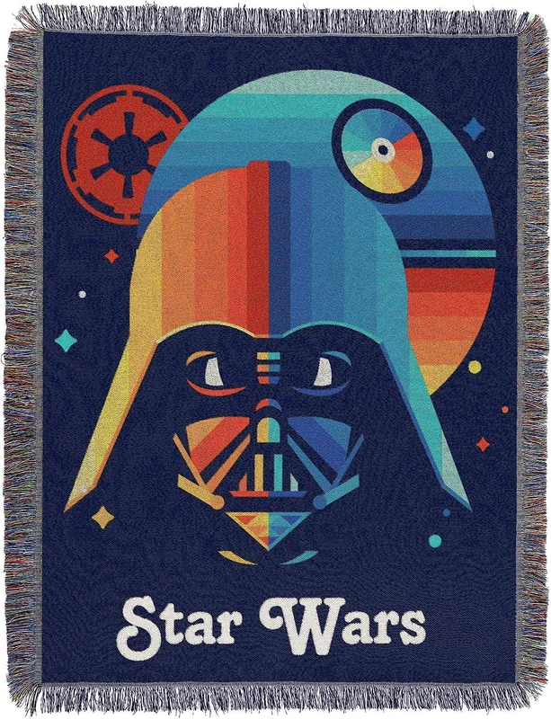 Star Wars Disney's, Moonrise Woven Tapestry Throw Blanket, 48" x 60", Multi Color