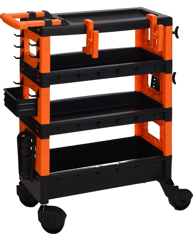 AC-Déco Trolley Tool Box 68 x 35 x 87.5 cm