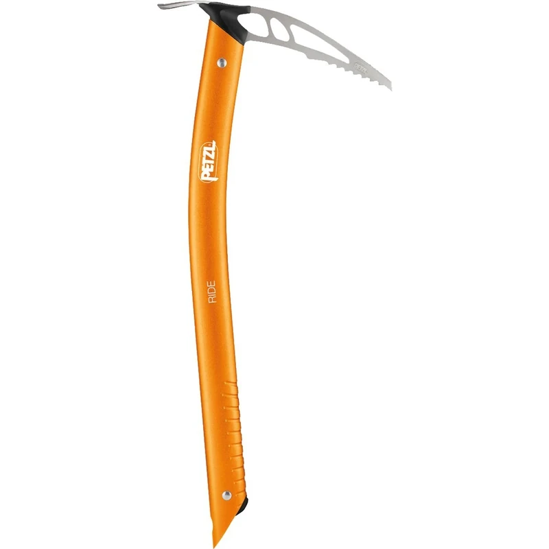 PETZL PIOLET Ride Ice Axe, Orange, 45 cm