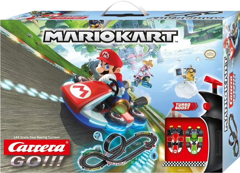 Carrera 20062491 Mario Kart Slot Car Track Set, Multicoloured, 58 x 10 x 40 cm