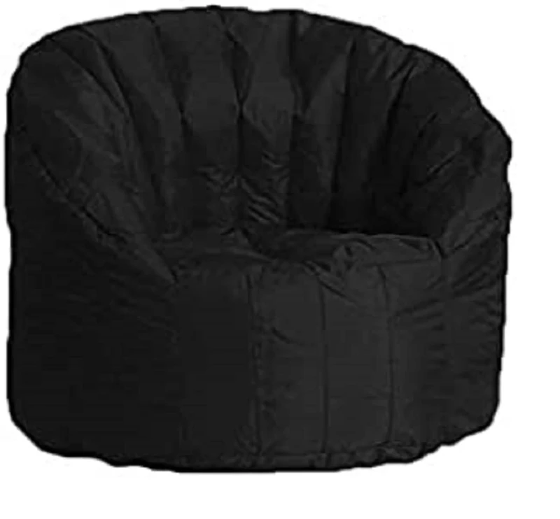 Esidra Talamo Italia - Round upholstered armchair, black color, Measurements 80 x 80 x 80 cm