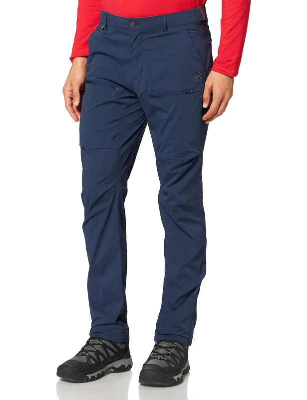 Odlo(オドロ Men Pants Solitude Pants - Diving Navy, 48