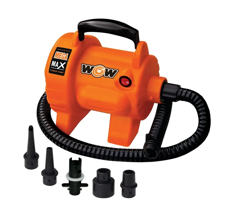 WOW Watersports 16-4020 Air Pumps - Mega Max Power Pump, orange, one