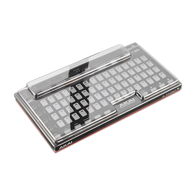 Decksaver LE Cover for Akai Fire - Super-Durable Polycarbonate Protective lid in Smoked Clear Colour, Made in The UK - The Producers' Choice for Unbeatable Protection