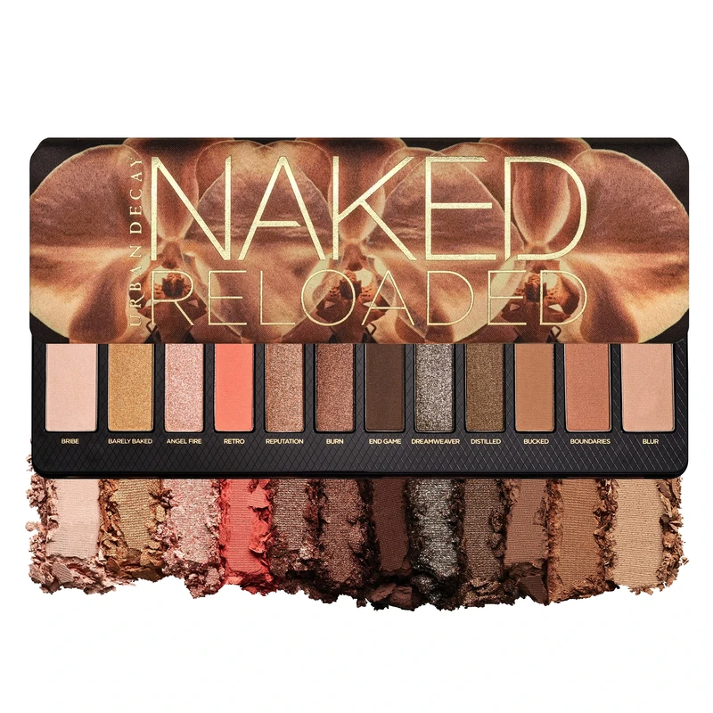 Urban Decay Naked Reloaded Eyeshadow Palette, 12 Warm Neutral Shades, Versatile Matte, Metallic & Iridescent Finishes, Velvety Pigmented, Blendable, Effortless Eye Looks for All Skin Tones, 14.2g