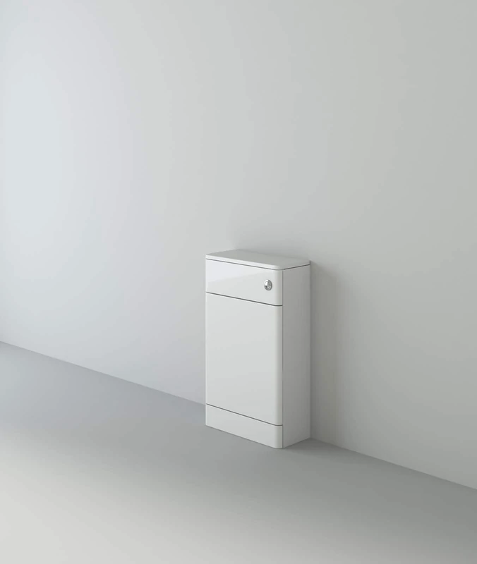 VeeBath Cyrenne Floor Standing WC Back to Wall BTW Toilet Cabinet with Open Access Cistern Unit