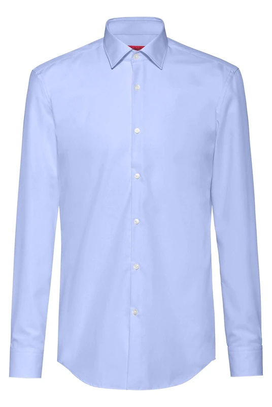 HUGO Mens Kenno Slim-fit Business Shirt in Cotton poplin