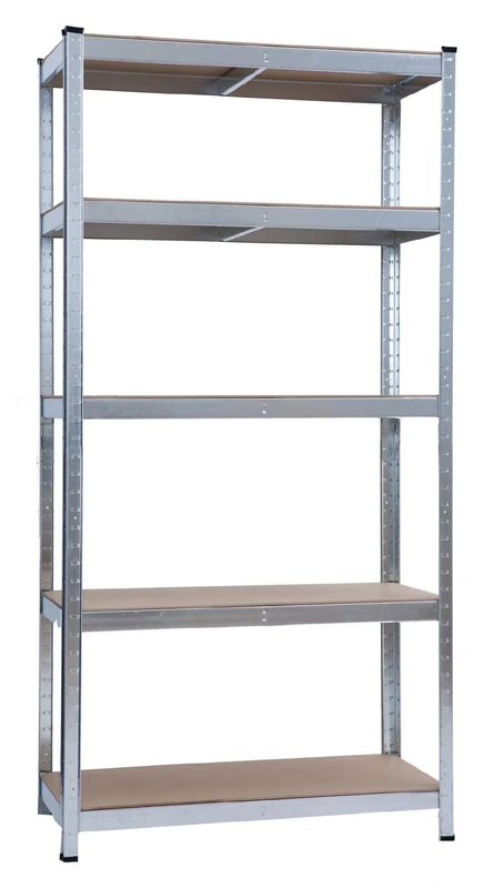 Garden Friend Metal and MDF Shelf, Metallic Grey and Brown - Image 1