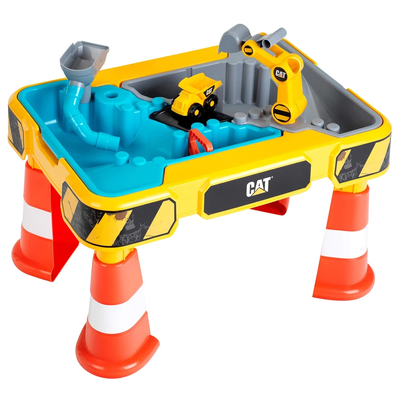 Theo Klein CAT Sand and Water Play Table - 64x48x40 cm - Image 1
