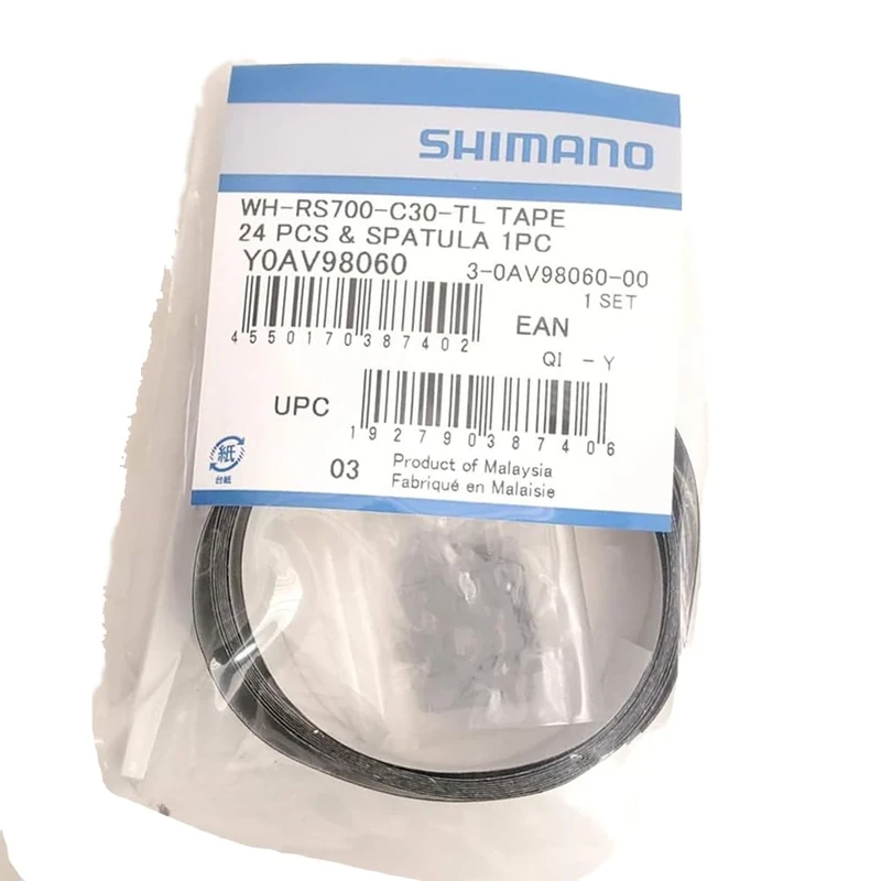 Shimano Spares WH-RS700-C30-TL tubeless tape with spatula