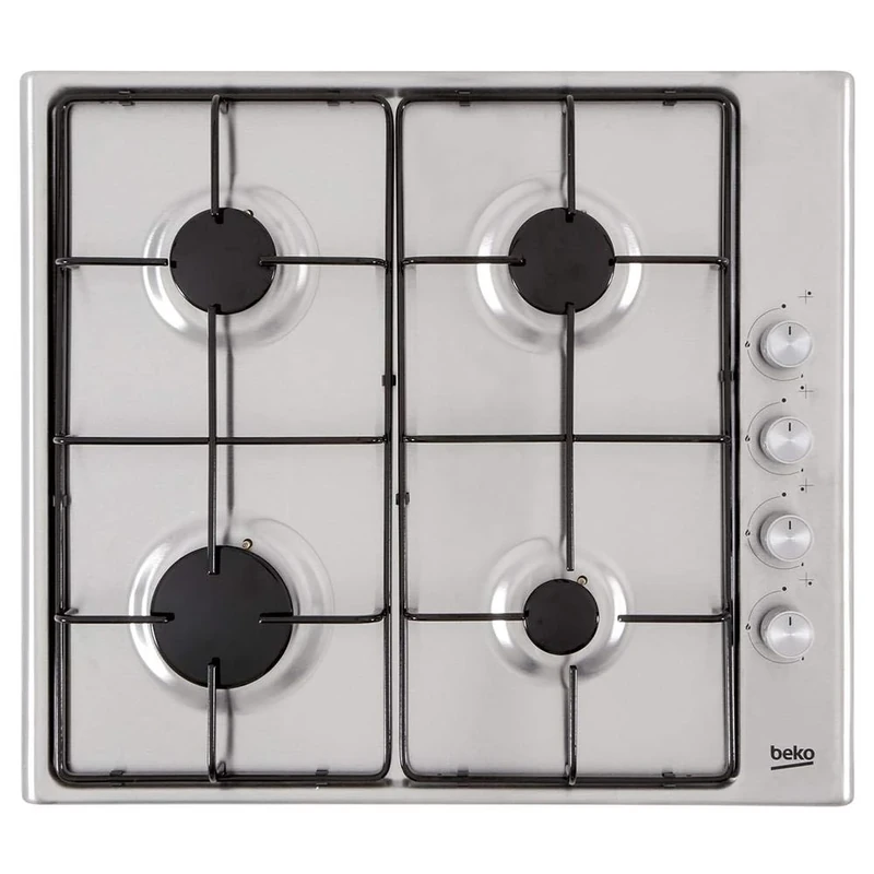 Beko CIHG21SX 60cm Gas Hob - Stainless Steel/Four Burners