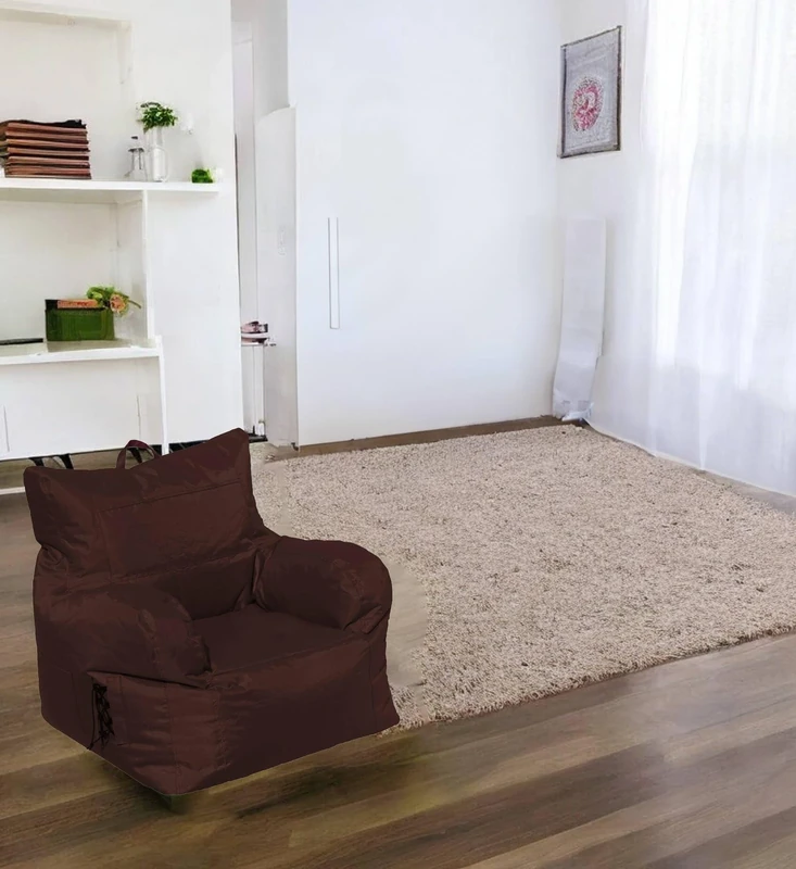 Esidra Talamo Italia - Upholstered armchair with armrests, brown color, Measurements 80 x 80 x 80 cm