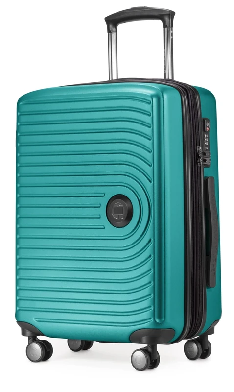 Hauptstadtkoffer Mitte - Hand Luggage 55x40x23, TSA, 4 Wheels, Travel Suitcase, Hard-Shell Suitcase, Rolling Suitcase, Hand Luggage Suitcase, Cabin Luggage Suitcase, Turquoise
