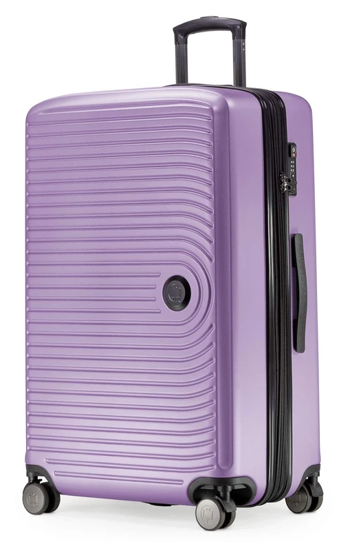 Hauptstadtkoffer Mitte - Large Hard-Shell Suitcase, TSA, 4 Wheels, Check-in Luggage with 8 cm Volume Expansion, 77cm, 130 liters, Lilac